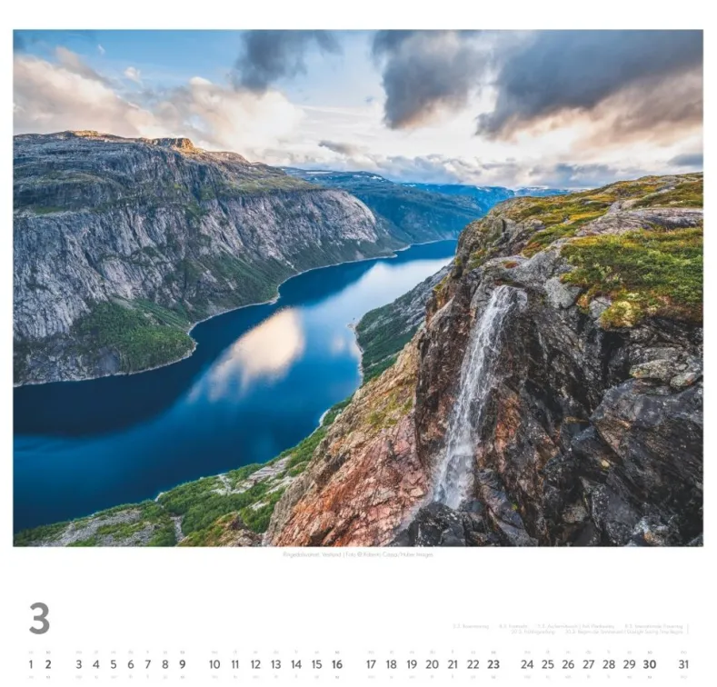 Weingarten Norwegen Kalender 2025