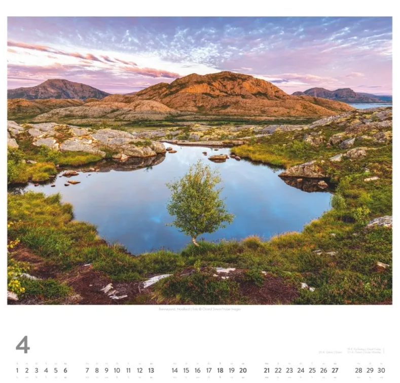 Weingarten Norwegen Kalender 2025