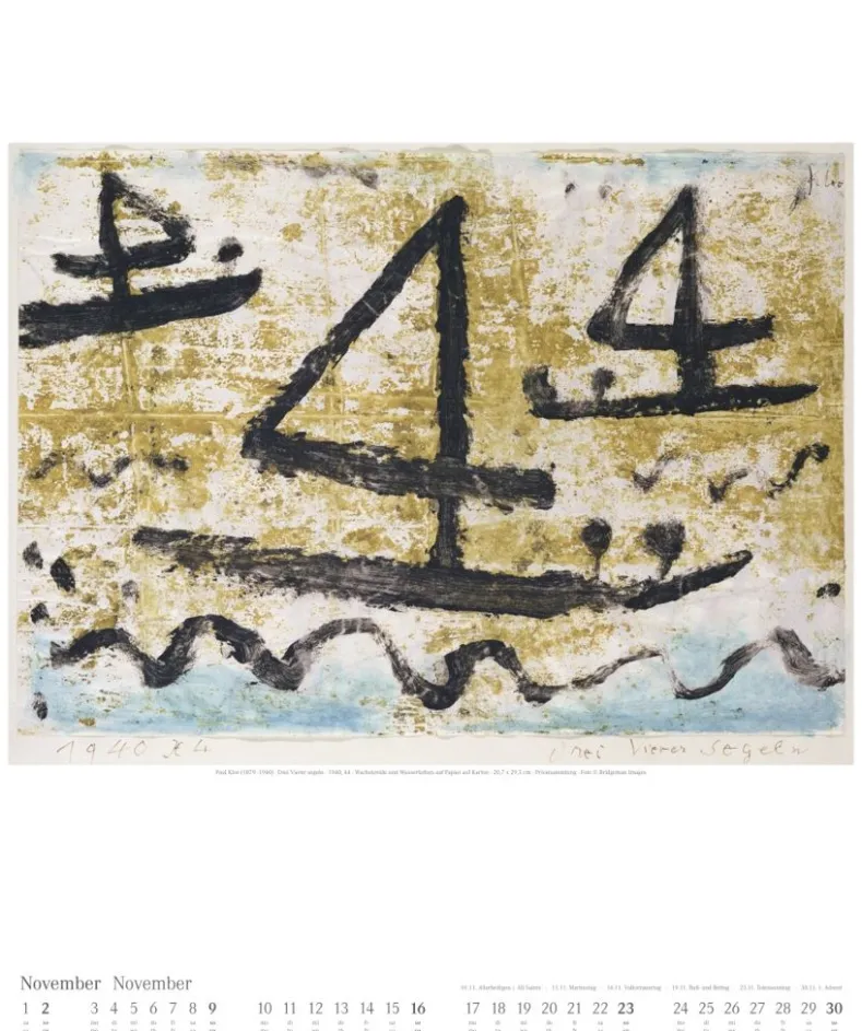 Weingarten Paul Klee Kalender 2025