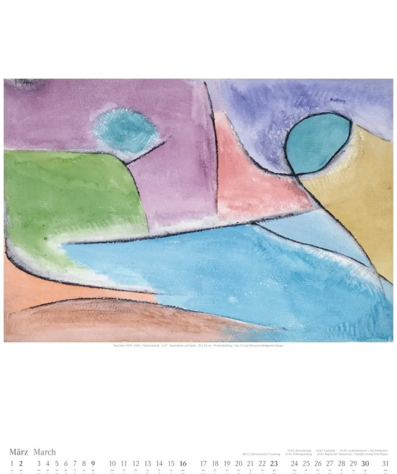 Weingarten Paul Klee Kalender 2025