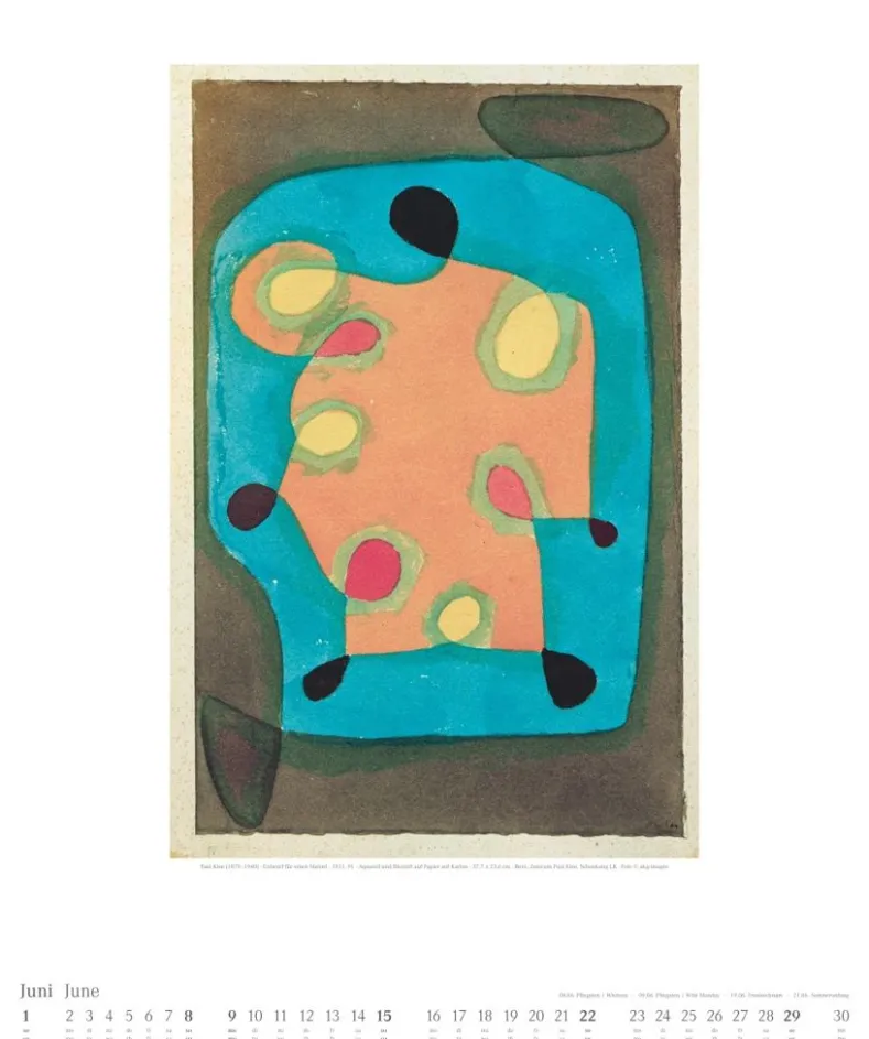 Weingarten Paul Klee Kalender 2025