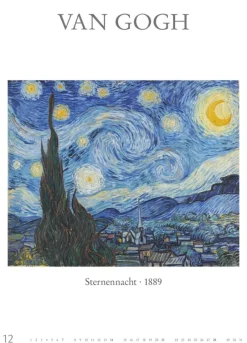 Weingarten Poster Art Kalender 2025