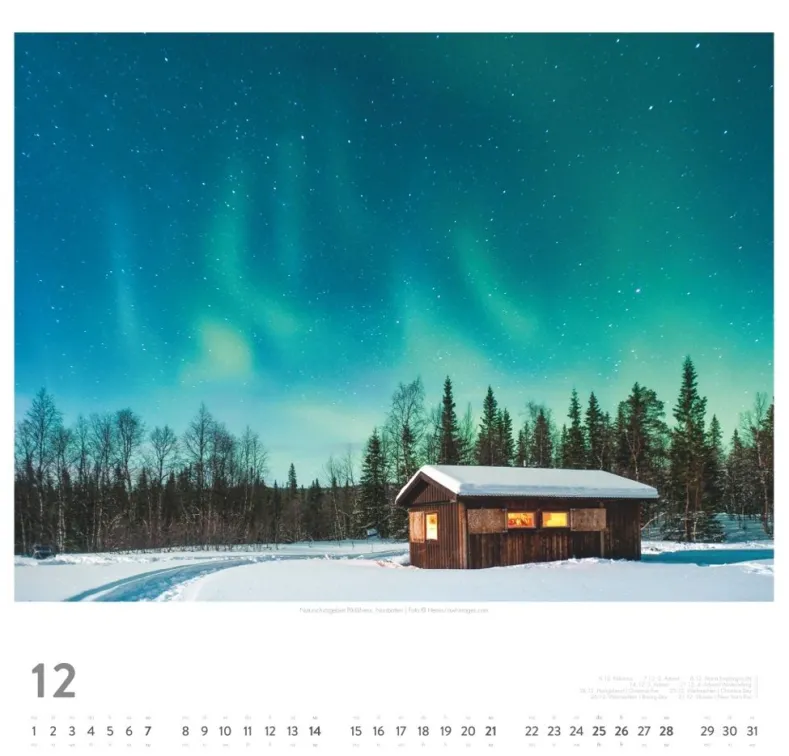 Weingarten Schweden Kalender 2025