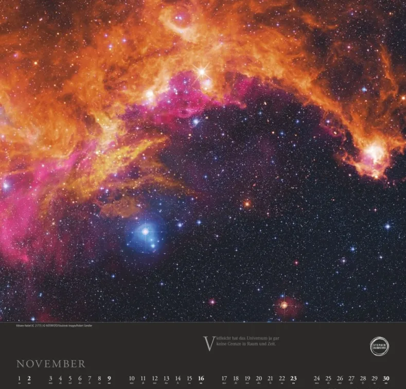 Weingarten Stephen Hawking Kalender 2025