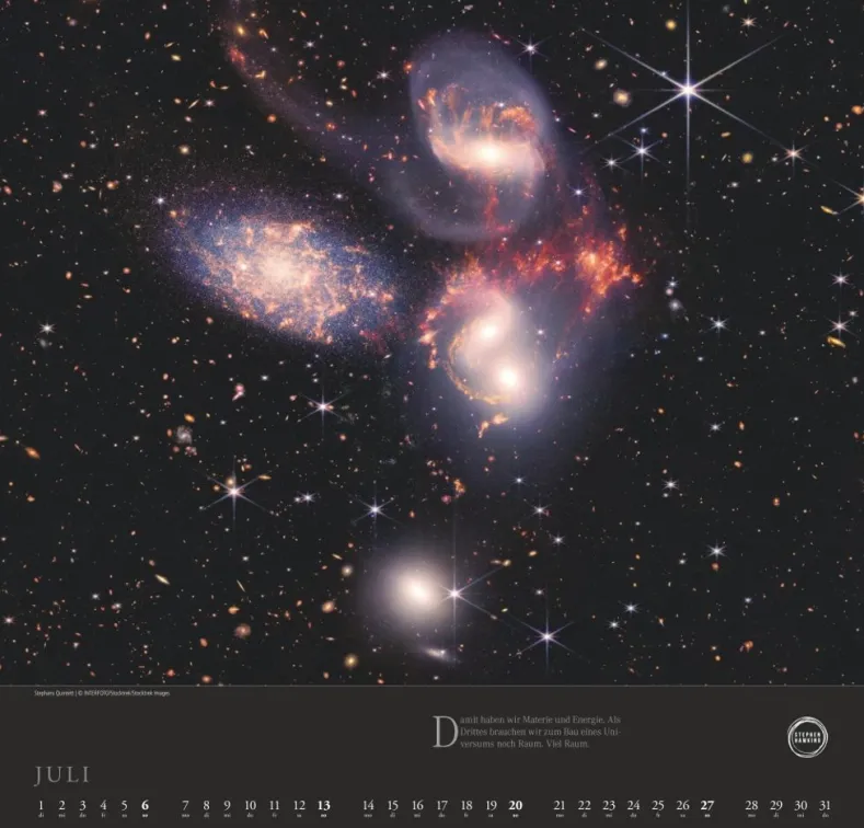 Weingarten Stephen Hawking Kalender 2025