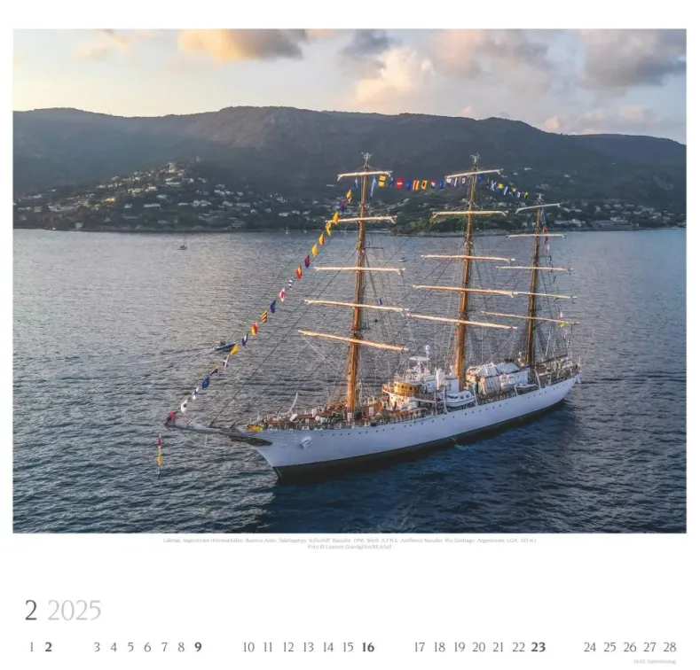 Weingarten Tall Ships Kalender 2025
