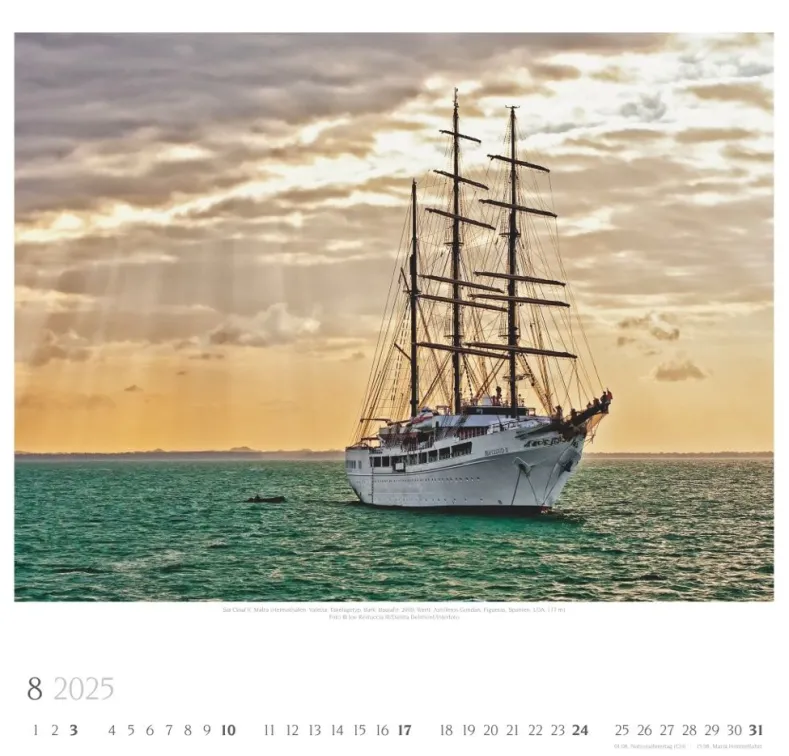 Weingarten Tall Ships Kalender 2025