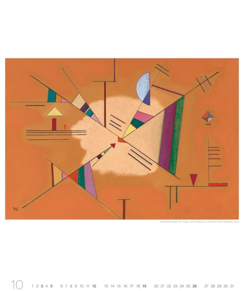 Weingarten Wassily Kandinsky Edition Kalender 2025