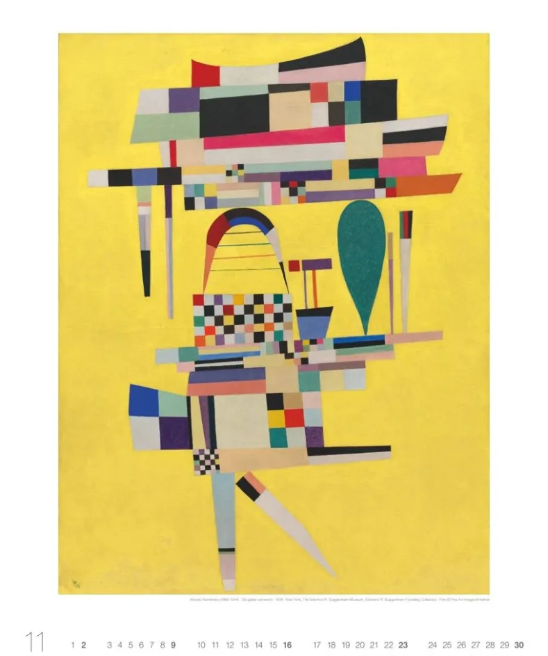Weingarten Wassily Kandinsky Edition Kalender 2025