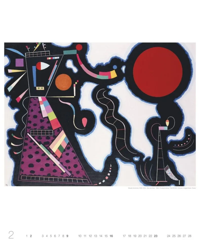 Weingarten Wassily Kandinsky Edition Kalender 2025