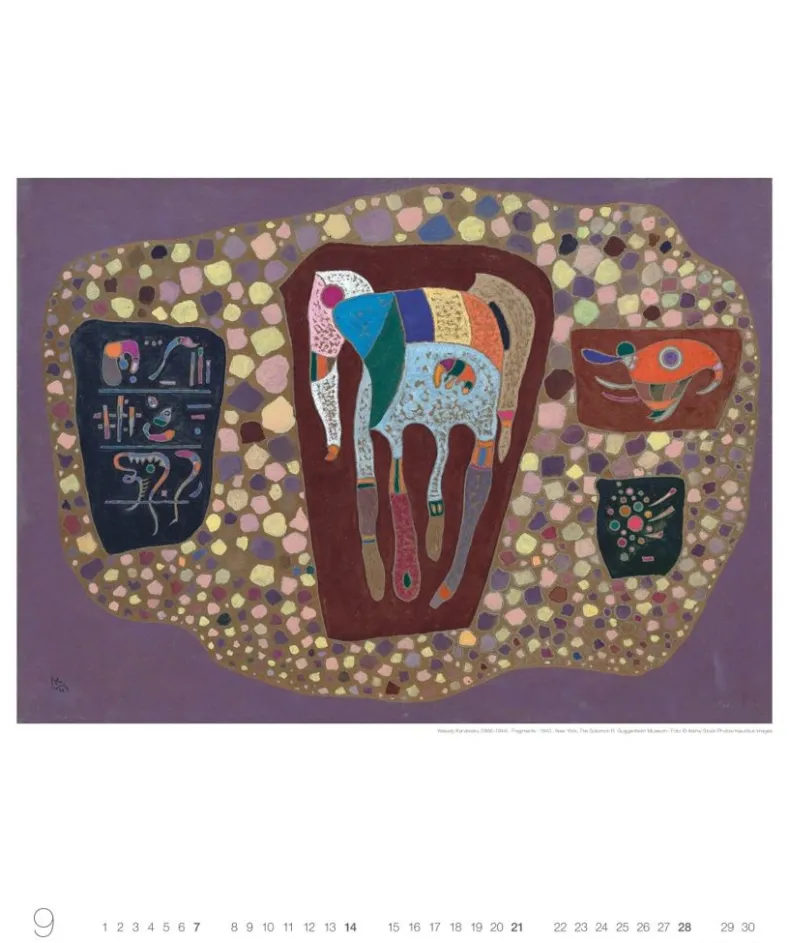 Weingarten Wassily Kandinsky Edition Kalender 2025
